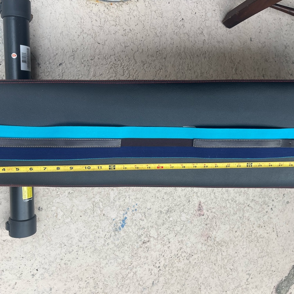Belt Elastic,stretchable Navy blue/Turquoise - Picture 3 of 7